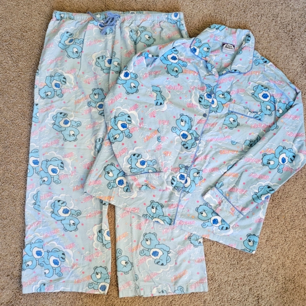 Care Bear Grumpy pj set🌧❤️